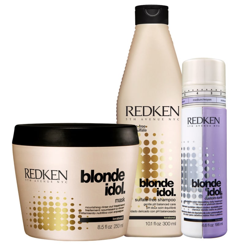 Redken Blonde Idol Color Protection Kit (3 Produtos)