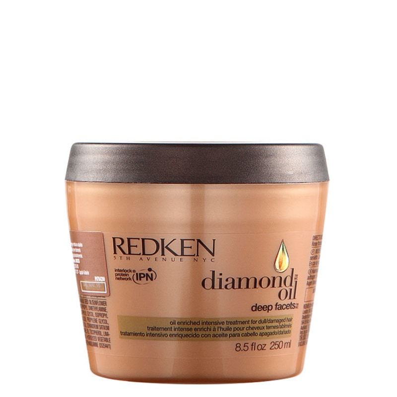 Redken Diamond Oil Deep Facets Mask - Máscara de Tratamento 250ml