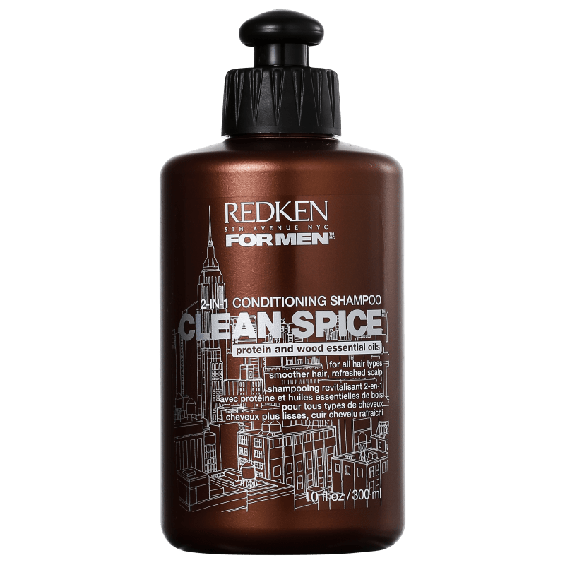 Redken for Men Clean Spice - Shampoo 2Em1 300ml