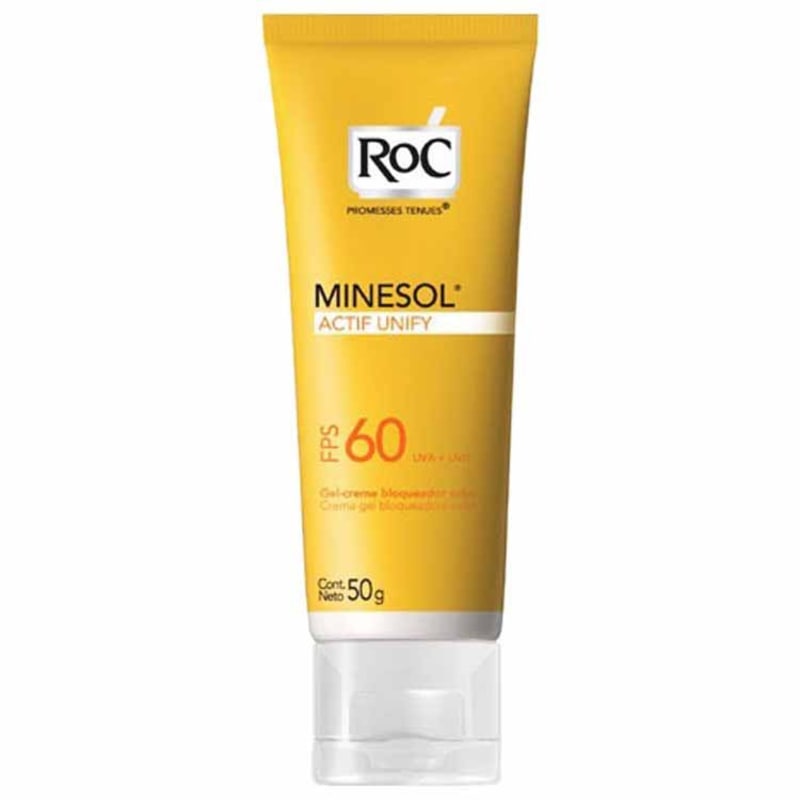 RoC Minesol Actif FPS 60 - Protetor Solar Facial 50g