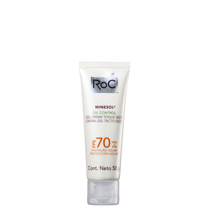 RoC Minesol Oil Control FPS 70 - Protetor Solar Facial 50g