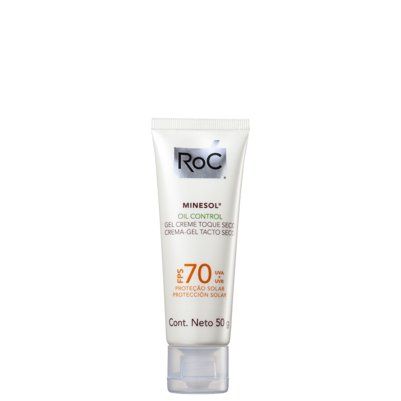 RoC Minesol Oil Control FPS 70 - Protetor Solar Facial 50g