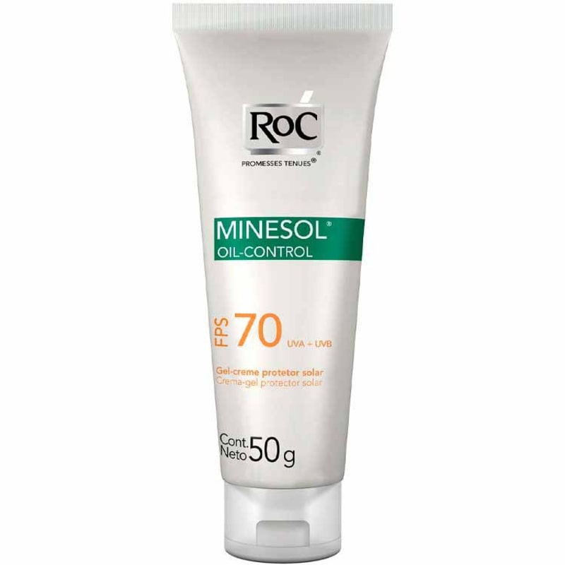 RoC Minesol Oil Control FPS 70 - Protetor Solar Facial 50g