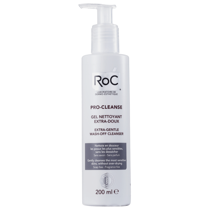 Roc Pro-Cleanse Gel Nettoyant Extra-Doux - Gel de Limpeza Facial 200ml
