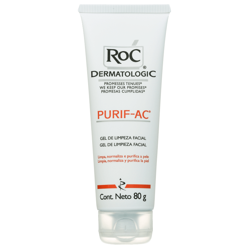 RoC Purif-Ac Cleanser Purifying - Gel Limpeza Facial 80g
