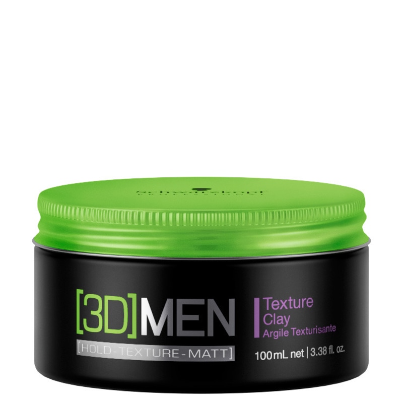 Schwarzkopf Professional 3D Men Texture Clay - Pomada Texturizante 100ml