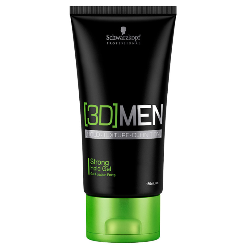 Schwarzkopf Professional 3D Men Strong Hold Gel - Gel Modelador 150ml