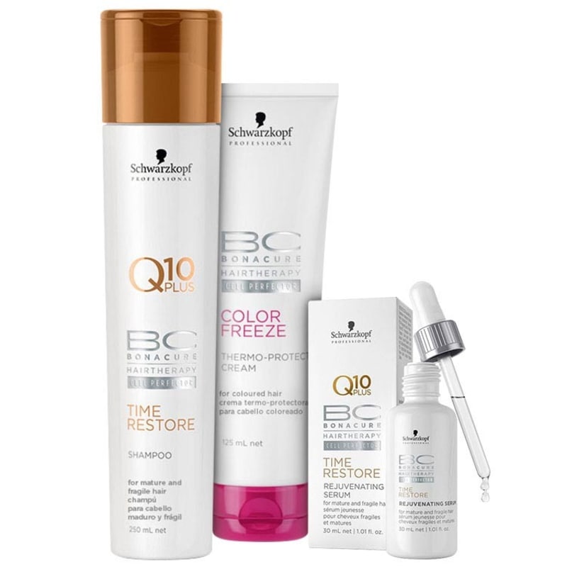 Schwarzkopf BC Bonacure Q10 BTOX Capilar Anti-Age Kit (3 Produtos)