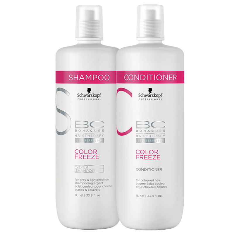 Schwarzkopf Professional BC Bonacure Color Freeze Silver Salon Kit (2 Produtos)