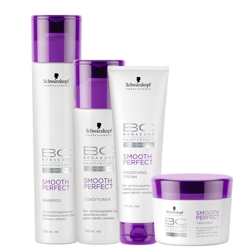 Schwarzkopf Professional BC Bonacure Smooth Perfect Smoothing Kit (4 Produtos)