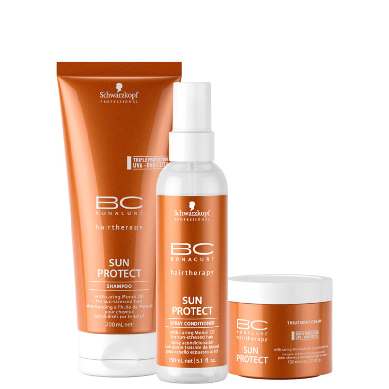 Schwarzkopf Professional BC Bonacure Sun Protect Spray Treatment Kit (3 Produtos)