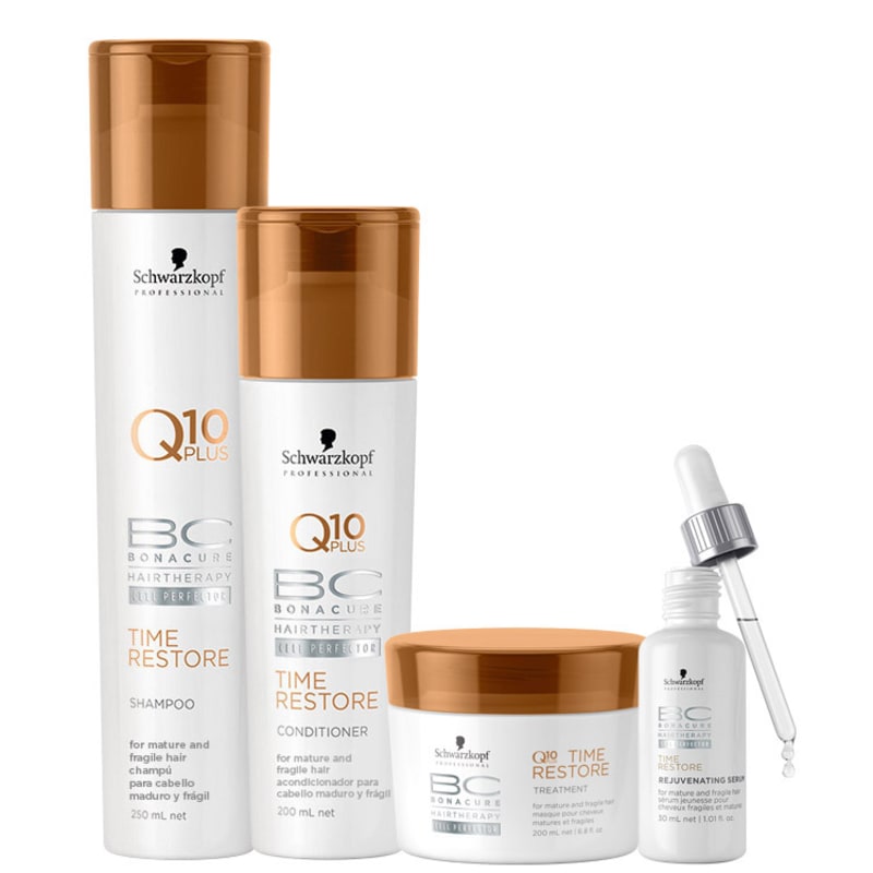 Schwarzkopf Professional BC Bonacure Q10 Time Restore Rejuvenating Kit (4 Produtos)