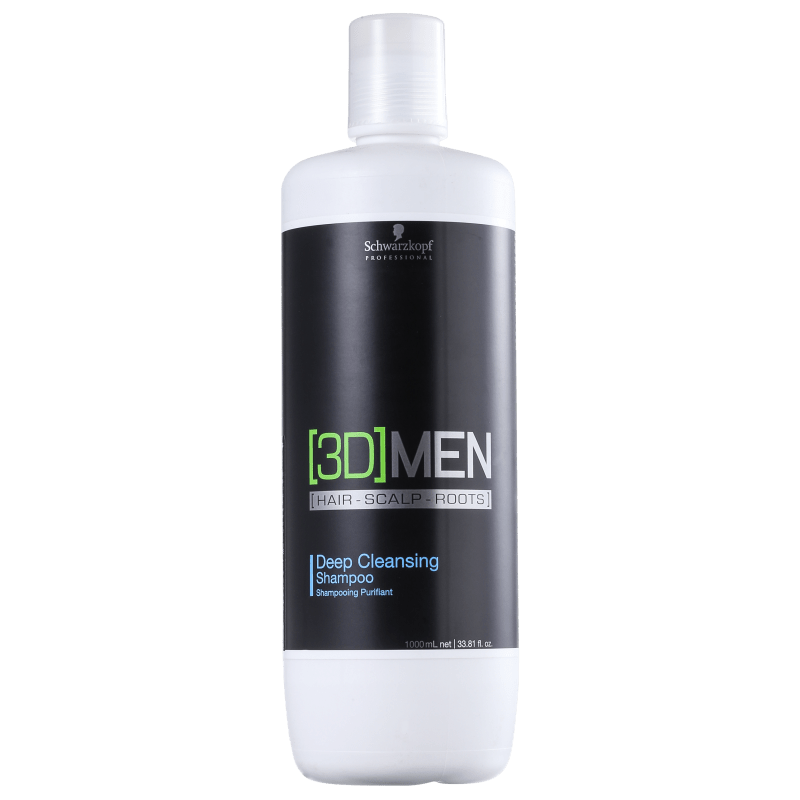 Schwarzkopf Professional 3D Men Deep Cleansing - Shampoo 1000ml