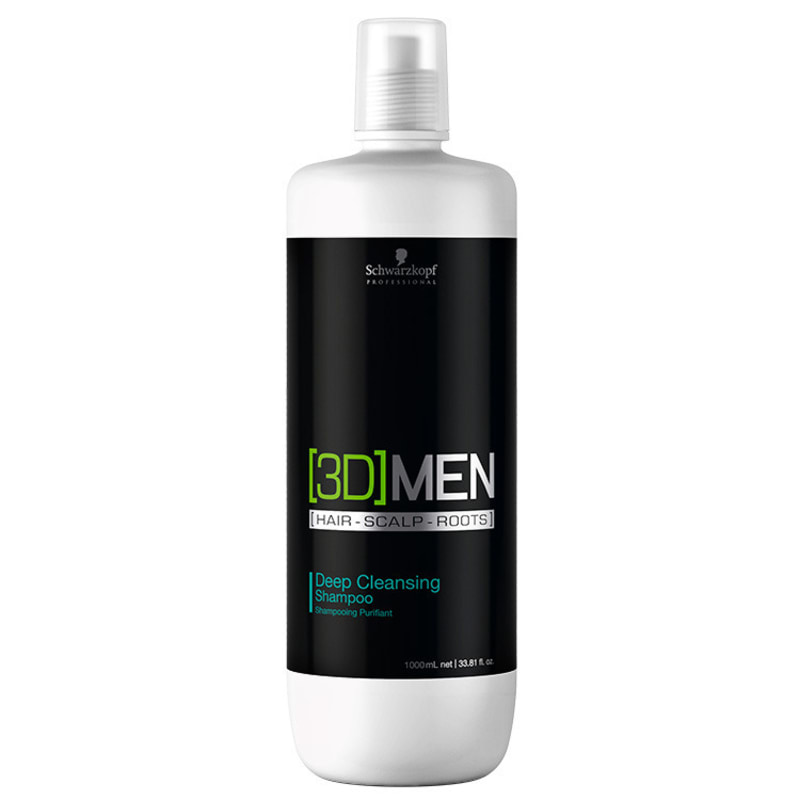 Schwarzkopf Professional 3D Men Deep Cleansing - Shampoo 1000ml