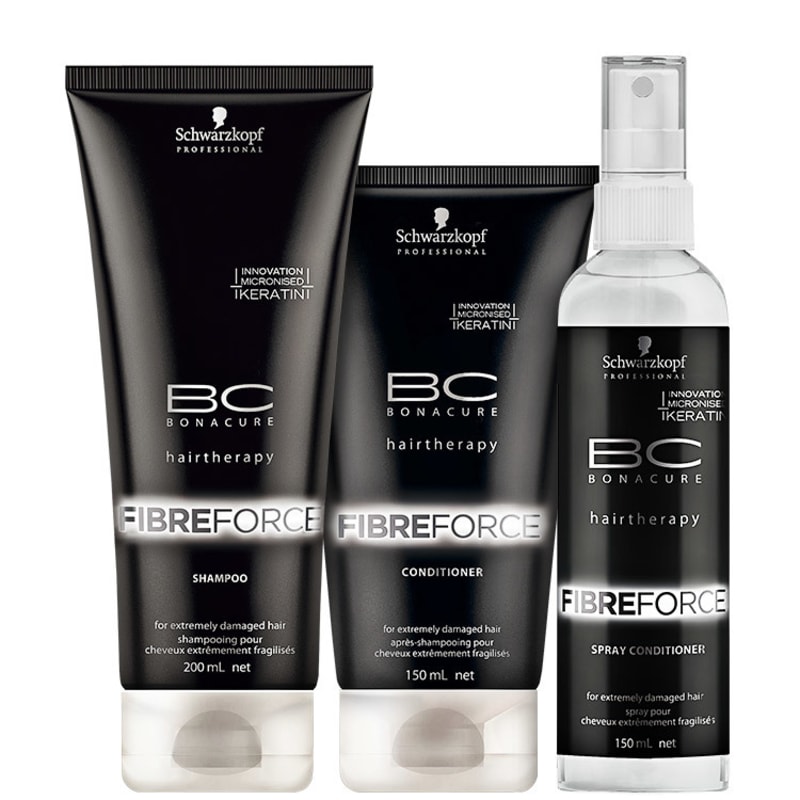 Schwarzkopf Professional BC Bonacure Fibre Force Trio Kit (3 Produtos)