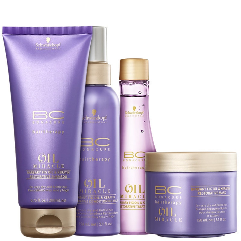Schwarzkopf Professional BC Bonacure Oil Miracle Barbary Fig - Kit de Tratamento (4 Produtos)