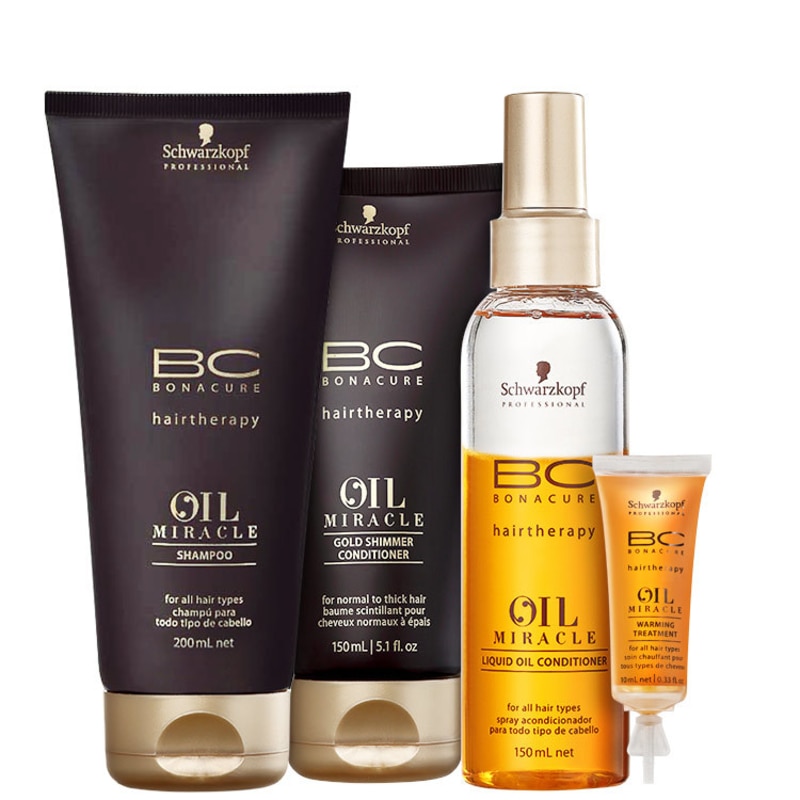 Schwarzkopf Professional BC Bonacure Oil Miracle - Kit de Tratamento (4 Produtos)
