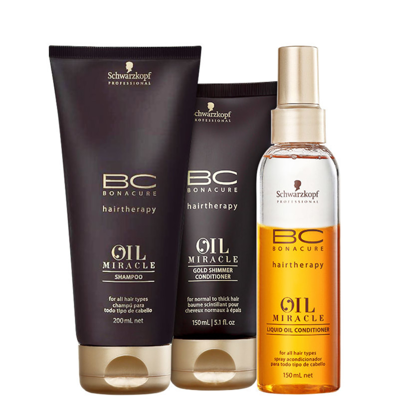 Schwarzkopf Professional BC Bonacure Oil Miracle - Trio Care (3 Produtos)