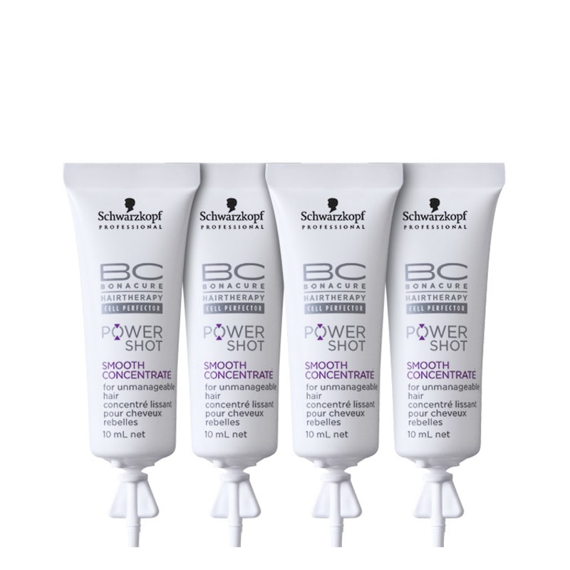 Schwarzkopf Professional BC Bonacure Power Shot Smooth Concentrate - Ampola de Tratamento 4x 10ml