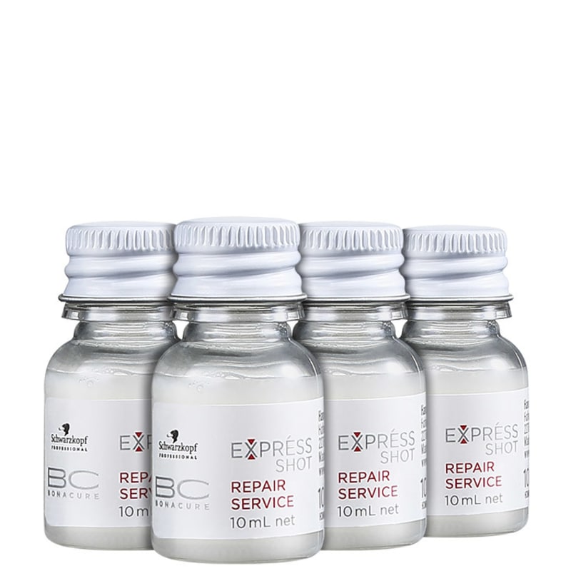 Schwarzkopf Professional BC Bonacure Express Shot Repair Service - Ampola de Tratamento 4x 10ml