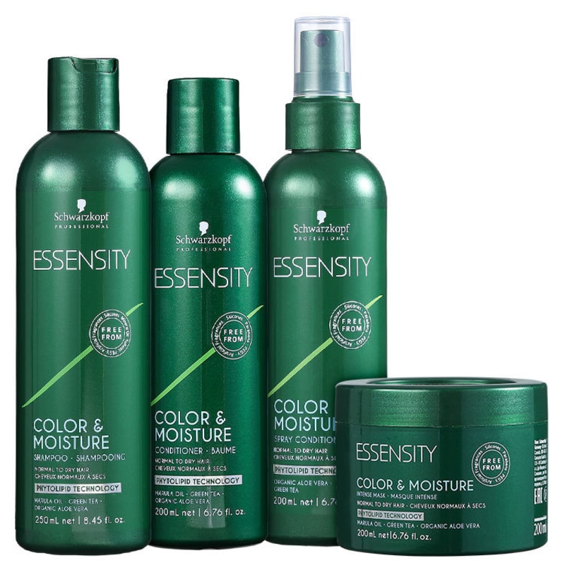 Schwarzkopf Professional Essensity Color & Moisture Spray Kit (4 Produtos)