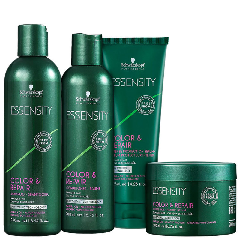 Schwarzkopf Professional Essensity Color & Repair Intense Protection Kit (4 Produtos)