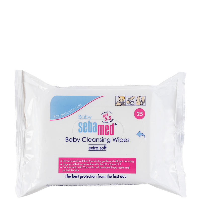 Sebamed Baby Cleansing Wet - Lenços de Limpeza (25 unidades)