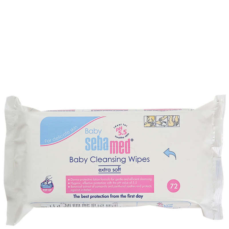 Sebamed Baby Cleansing Wet - Lenços de Limpeza 72 Un