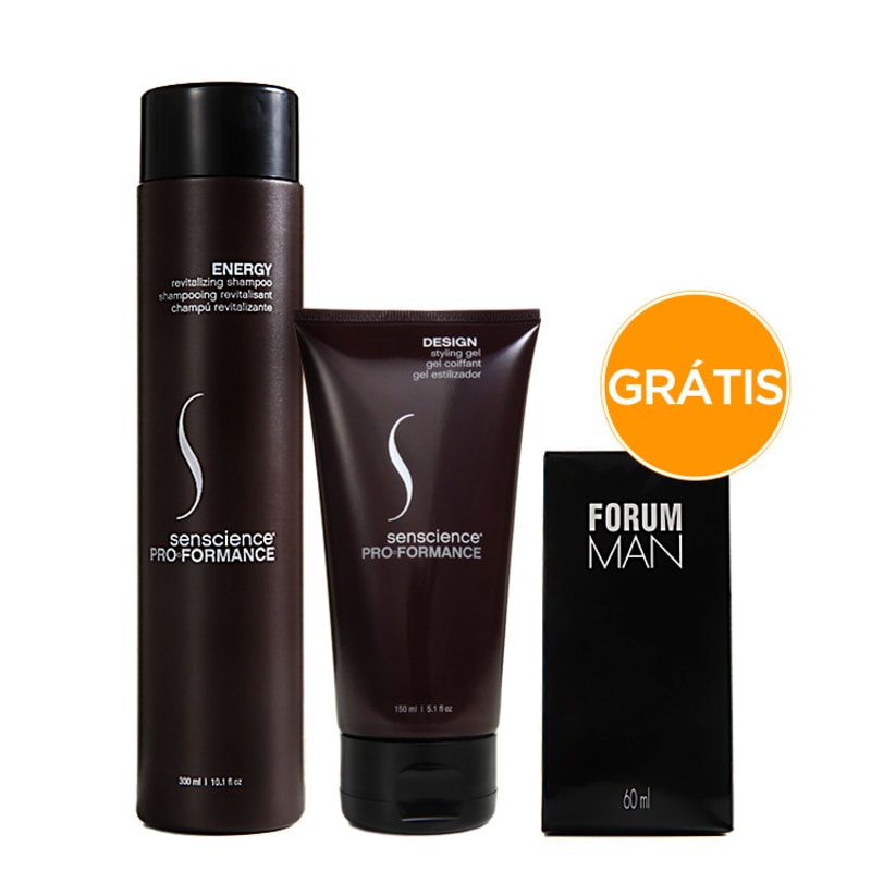 Senscience Pro Formance Energy Design Forum Kit (2 Produtos + Perfume)
