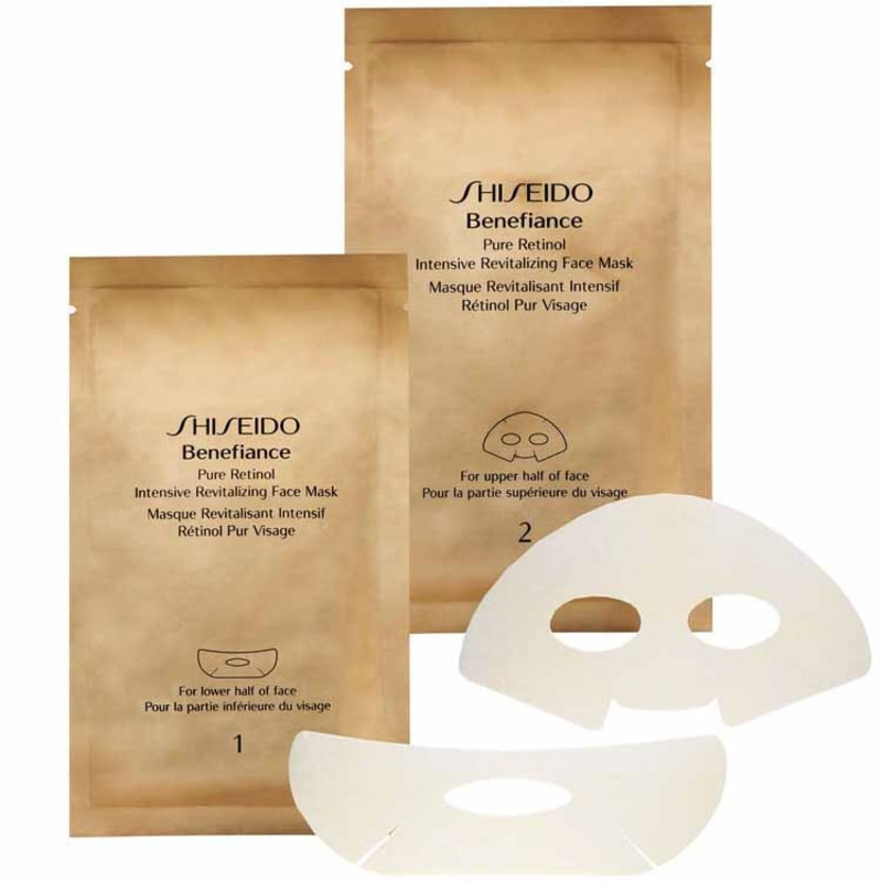 Shiseido Benefiance Pure Retinol Intensive Revitalizing Face Mask - Máscara Facial 4 Unidades