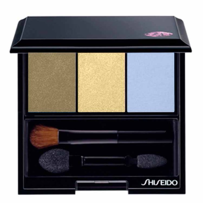 Shiseido Luminizing Satin Eye Color Trio Gd804 - Green/Yellow/Blue
