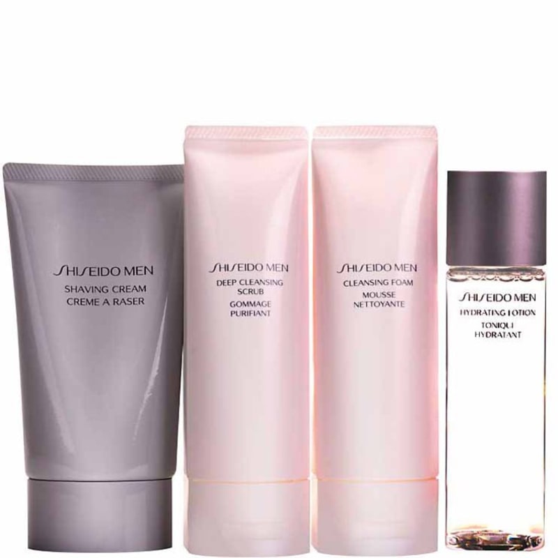 Shiseido Men Clean Kit (4 Produtos)