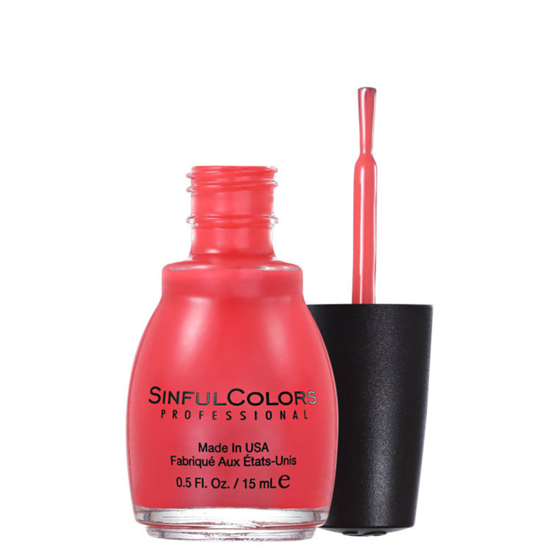 SinfulColors Professional Energetic Red - Esmalte Cremoso 15ml
