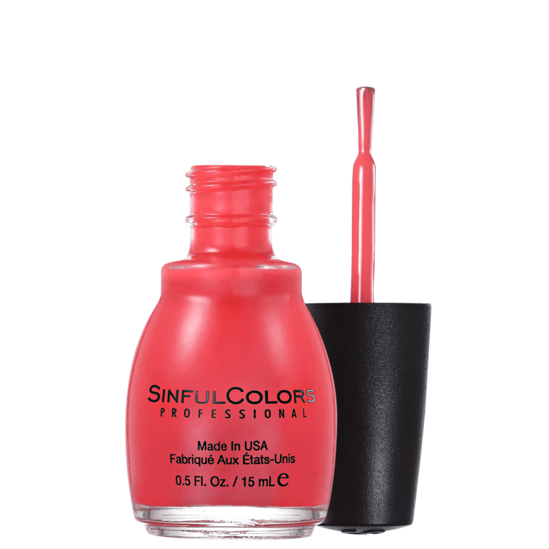 SinfulColors Professional Energetic Red - Esmalte Cremoso 15ml