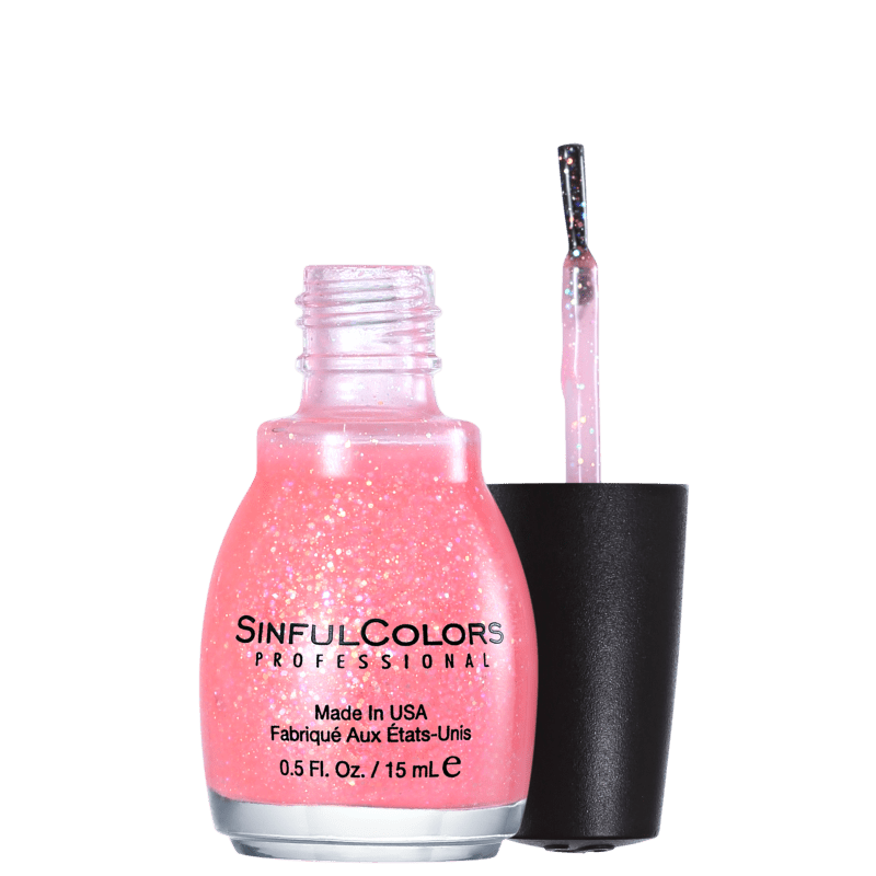 SinfulColors Professional Pinky Glitter 830 - Esmalte 15ml
