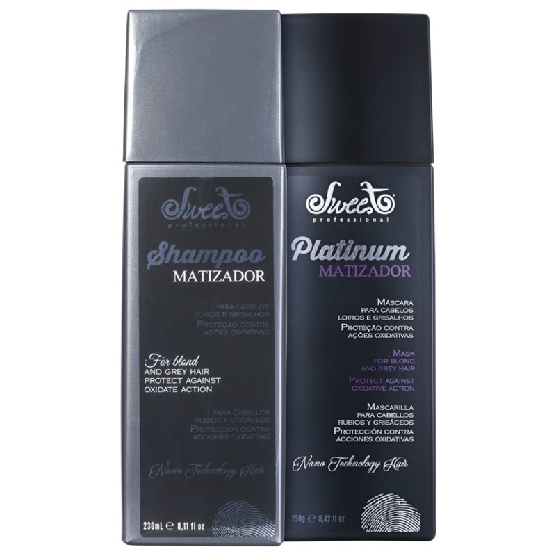 Sweet Hair Kiss Me Platinum Silver Duo Kit (2 Produtos)