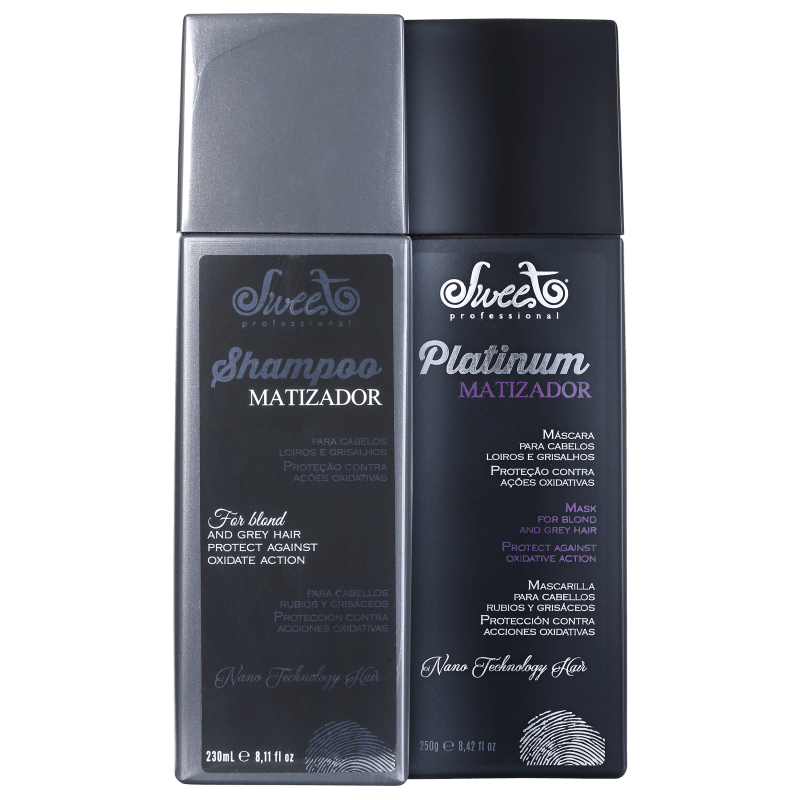 Sweet Hair Kiss Me Platinum Silver Duo Kit (2 Produtos)