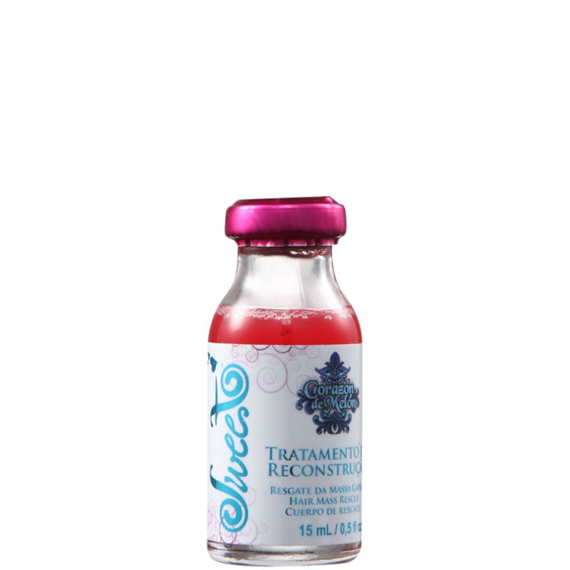 Sweet Hair Corazón de Melón Alquimia Reconstrução - Ampola de Tratamento 15ml