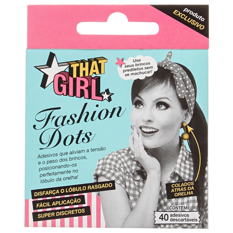 That Girl Fashion Dots - Adesivo para Brincos (40 unidades)