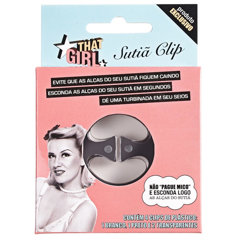 That Girl Sutiã Clip - Prendedor para Alça de Sutiã (4 unidades)