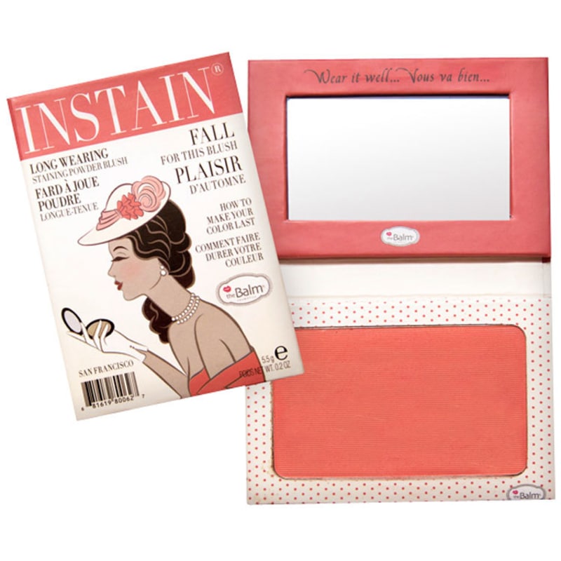 the Balm Instain Swiss Dot Peach - Blush Luminoso 5,5g