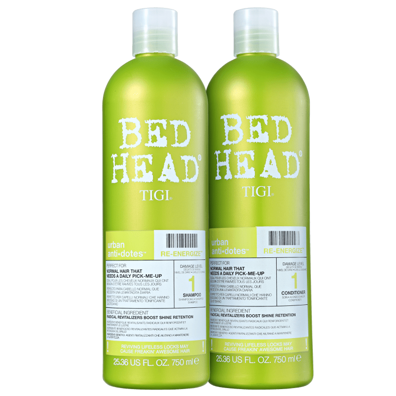 TIGI Bed Head Urban Anti+Dotes #1 Re-Energize Duo Salon Kit (2 Produtos)