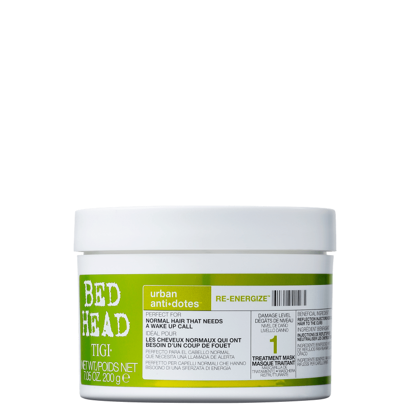 TIGI Bed Head Urban Anti+Dotes #1 Re-Energize Treatment Mask - Máscara de Tratamento 200g