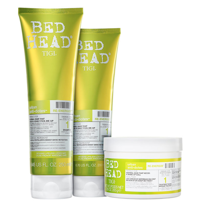 TIGI Bed Head Urban Anti+Dotes #1 Re-Energize Trio Kit (3 Produtos)