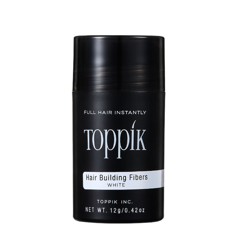 Toppik Hair Building Fibers Branco - Fibras 12g