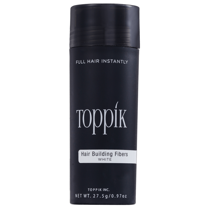 Toppik Hair Building Fibers Branco - Fibras 27g