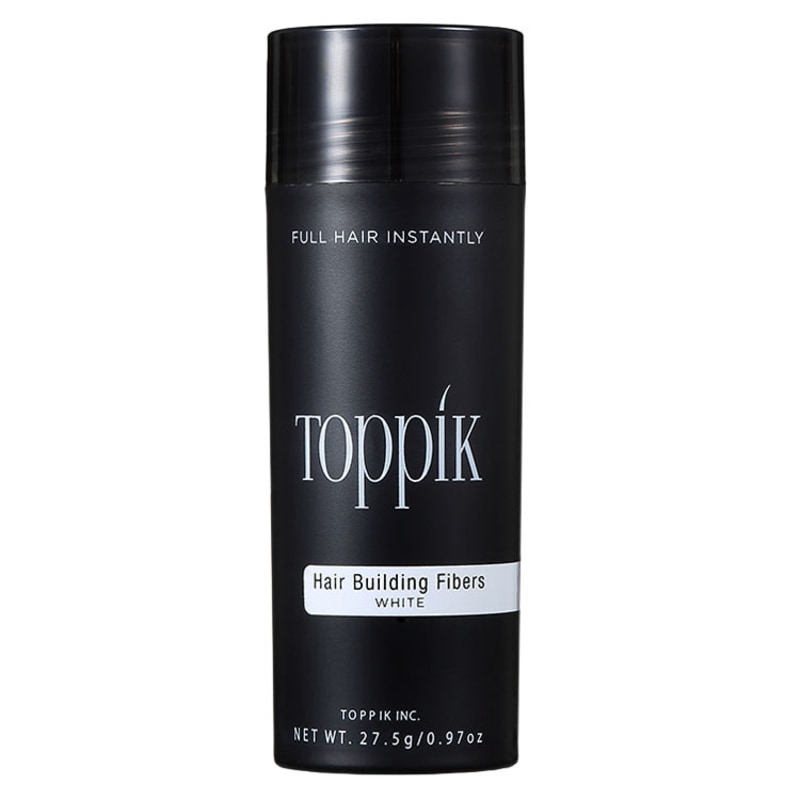 Toppik Hair Building Fibers Branco - Fibras 27g