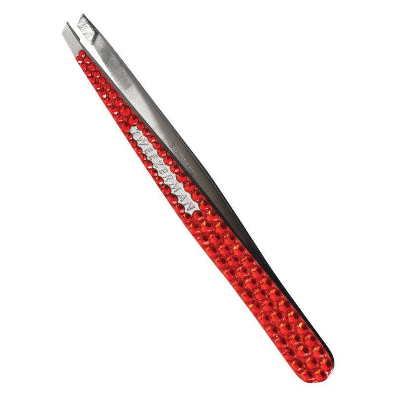 Tweezerman Swarovski Slant Vermelha - Pinça