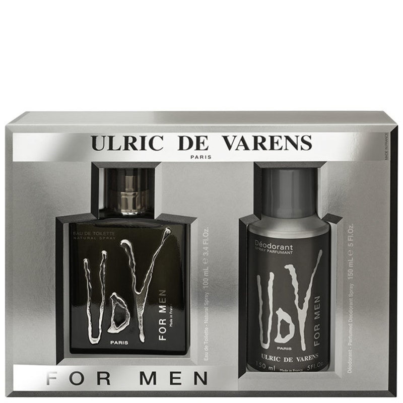 Conjunto Ulric de Varens Masculino - Eau de Toilette 100ml + Desodorante 150ml