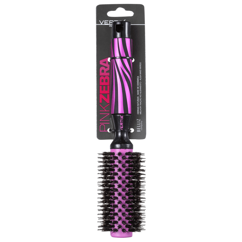 Vertix Escova Pink Zebra Ceramic - 27Mm